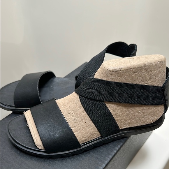 Sorel ELLA ll Black Women's Sandal - Picture 4 of 6